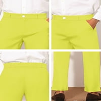 Уникатни поволни цени за машка тенок панталони рамни предни деловни панталони во боја