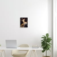 Stuple Industries Cupid како Victor Caravaggio Classic сликарство гола портрет сликарство бело врамен уметнички печатен wallид