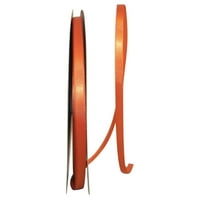 Reliant Ribbon Single Face Satin Сите прилика портокалова полиестерска лента, 3600 0,25