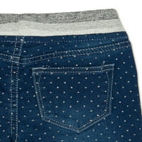 Вигос Девојки плетете ја панталони од џин од половината, големини со 4-14