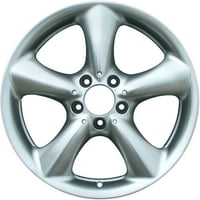 Преиспитано ОЕМ алуминиумско тркало, светло сребро од искра, се вклопува во 2001 година- Mercedes SLK230