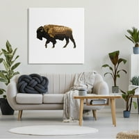Tuphel Glam Fashion Brand Bison Animal Animal Animal & Insects, галерија за сликање, завиткано платно печатење wallидна уметност