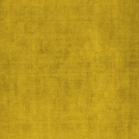 Агли Компанија Машина Перат Затворен Правоаголник Ориентална Жолта Индустриска Област Килими, 8' 12'