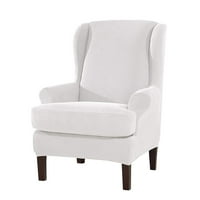 Subrte 2-парчиња спанде еластични столчиња за рака крило столче за покривање на вафли ткаенина крило на мебел за заштита на
