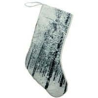 18 Зимска убавица мирна шума за време на снежни врнежи Божиќно порибување
