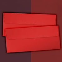 Хартија и плик деловни коверти, 1 2, црвена, по пакет