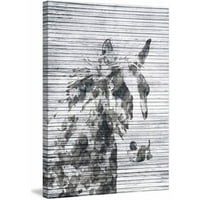 Мармонт Хил Сабино коњ од Ирена Орлов Сликарство на печатење на завиткано платно