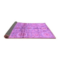 Ахгли Компанија Затворен Круг Ориентални Виолетови Традиционални Килими, 5 ' Круг