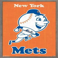 Yorkујорк Метс - Постери за ретро лого, 14.725 22.375