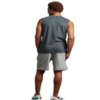 Русел атлетски машка памучна перформанси на мускулите на мускулите на врвот, големини S-3XL