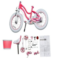 Велосипед на девојче од Royalbaby Stargirl, In. Тркала, розова