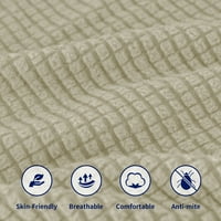 Subrte Sofa Cover Slipcover со дополнителен капак на седиштето за перничиња, фотелја, песок