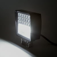 Alpena Taskled Dual Dual White LED поплави и рефлектори, 12-24V, Model 77677, Universal Fit за возила
