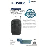 Fisher FBX820K Jambo Sound 8 Bluetooth преносен звучник