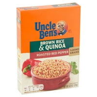 Печениот црвен пиперка на чичко Бен, кафеав ориз и quinoa, 6oz