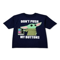 Војна на Starвездите Бебе Јода не ги турка моите копчиња за графички пакет за маици