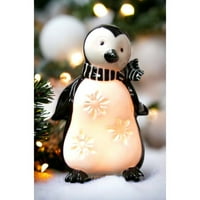 Керамички Пингвин Приклучок За Ноќно Светло, Домашен Декор, Подарок За Неа, Подарок За Мама, Кујнски Декор, Божиќен Декор