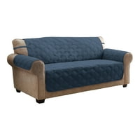 Иновативни текстилни решенија 1-парчиња Hampton Diamond Secure Fit XL софа мебел за мебел, сина