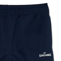 Спалдинг момчиња активни панталони со џогер, 2-пакувања, големини 4- хаски
