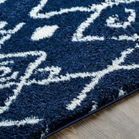 Уметнички ткајачи Хопер темно сина 5'3 7'3 Глобален геометриски правоаголник област килим
