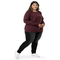 Terra & Sky Women's Plus Plus Size Menabet Menweet Sweatshirt, 3-пакет, големини 0x-4x