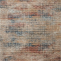 Лолои II Бјанка Современа апстрактна килим со наточен подрачје, 18 18 примерок за примерок