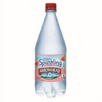 Arrowhead Sparkly Mountain Spring Water, лубеница вар, 33. fl Oz, Count