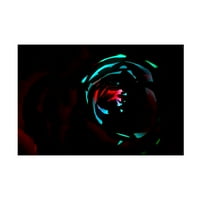 Ева Бејн 'Неонски сјај во темната 01' платно уметност