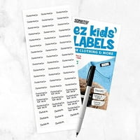 Етикети За Облека За Деца Ез Самостојно Пишување Без Железо