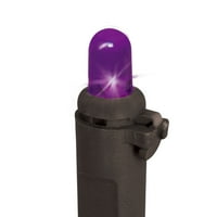 Начин да се слави Ноќта на вештерките со пурпурна LED купола светла, со адаптер за наизменична струја, волти