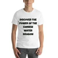 Откријте Ја Моќта На Кинескиот Воден Змеј Забавен Стил Памучна Маица Со Кратки Ракави Со Недефинирани Подароци