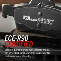 Стоп За напојување Задна Евро-Стоп ЕЦЕ-Р Сертифицирана Подлога За Сопирачки И Комплет За Ротор ЕСК4612