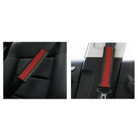 Пар за автомобилска лента за седиштето подлога за одвојување црвена црна црвена црвена боја