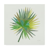 Трговска марка ликовна уметност „Тропски забавни палми iiii“ платно уметност од Кортни Прахл