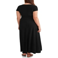 Фустан за завиткување на женски плус големина на Ела Самани