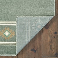 Обединети ткајачи на Америка амарант кала печати југозападен подрачје килими, јаглен сива боја