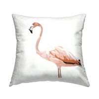 Tuphell Industries Tropical Pink Flamingo Bird Casual Animal Design од Амелија Нојс фрли перница